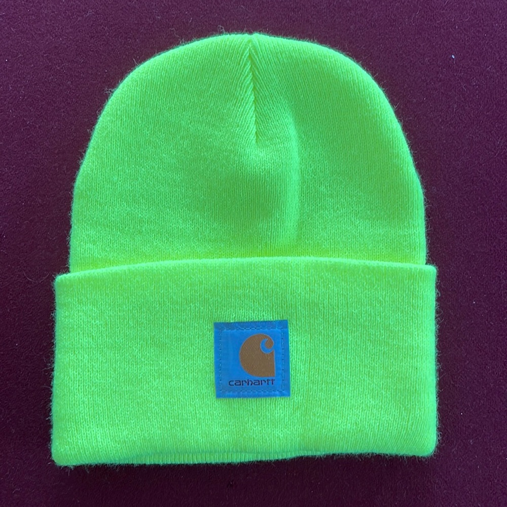 Carhartt Knit Cuffed Bright Lime Beanie